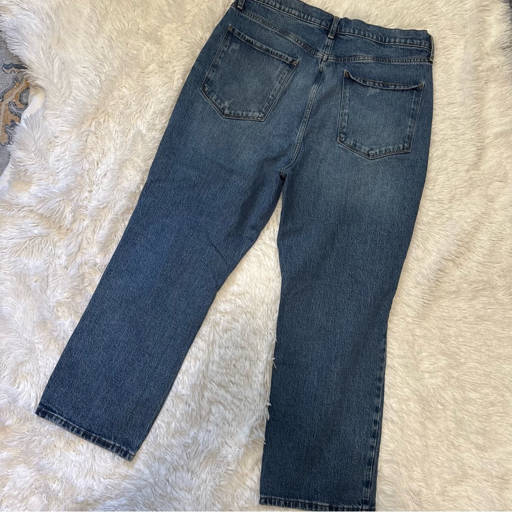 a.n.a Highest Rise Vintage Straight Jeans Size 16 - Picture 3 of 8